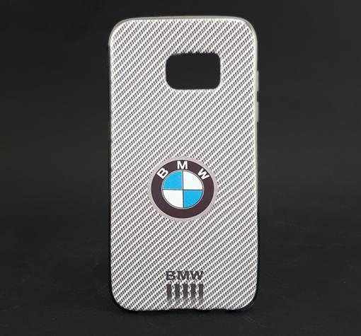 Силиконов калъф / гръб / TPU за Samsung S6 G920 - сив карбон / BMW
