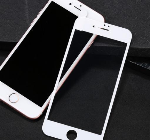 3D full cover Tempered glass screen protector Remax Apple iPhone 7 / Извит стъклен скрийн протектор Remax за Apple iPhone 7 - бял