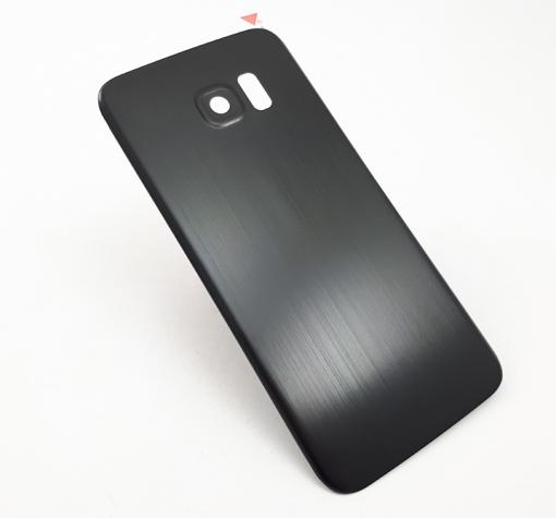 Заден алуминиев протектор / Ultra thin / за Samsung S7 Edge G935 - черен