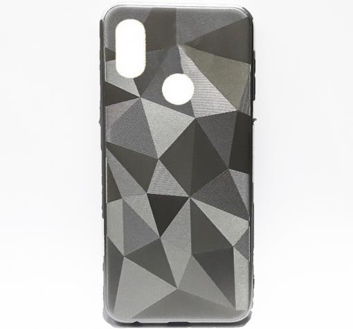 Силиконов калъф / гръб / PRISM GEOMETRIC TPU за Xiaomi Redmi Note 6 / Note 6 Pro - сребрист / призма