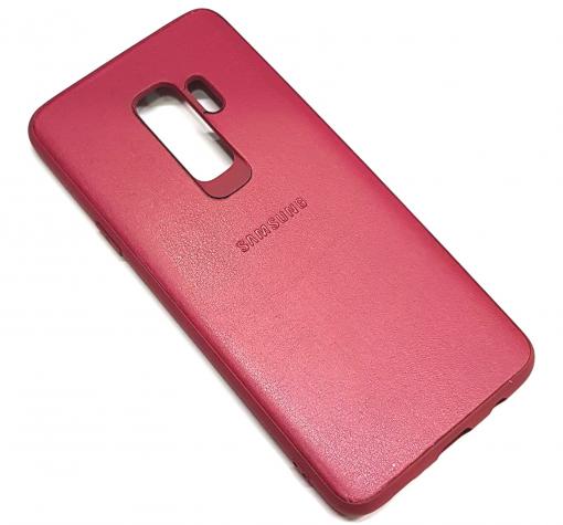 Луксозен кожен гръб за Samsung S9 Plus G965 - бордо