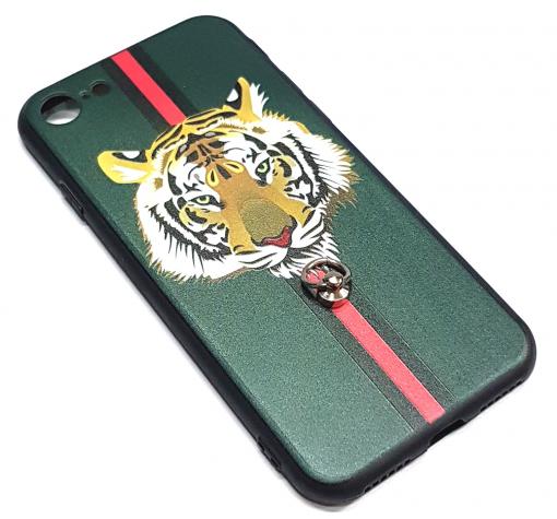 Луксозен твърд гръб за Apple iPhone 7 / iPhone 8 - зелен / Tiger