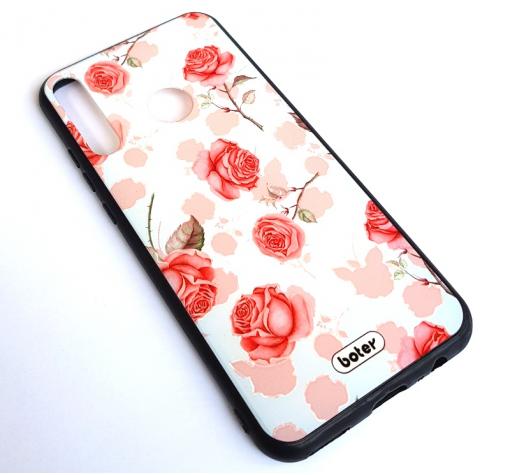 Твърд гръб със силиконов кант за Huawei P40 lite E - Roses