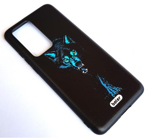 Твърд гръб със силиконов кант за Huawei P40 Pro - Wolf
