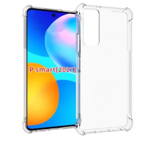 Удароустойчив силиконов калъф / гръб / TPU за Huawei P Smart 2021- прозрачен