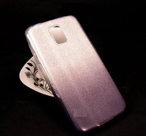 Силиконов калъф / гръб / TPU за Samsung J3 J330 2017 - преливащ / сребристо и сиво