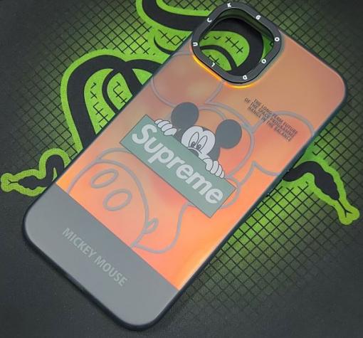 Луксозен неонов твърд гръб / case / за iPhone 15 Pro Max - Supreme