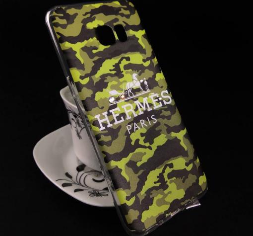 Луксозен силиконов калъф / гръб / TPU за Samsung S7 Edge G935 - Hermes Paris