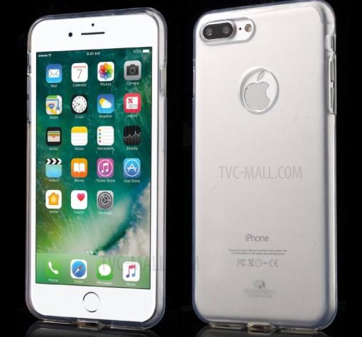 Луксозен силиконов калъф / гръб / TPU Mercury GOOSPERY Jelly Case за Apple iPhone 7 Plus - прозрачен