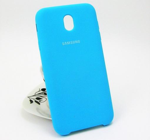 Силиконов калъф / гръб / TPU за Samsung J5 2017 J530 - син