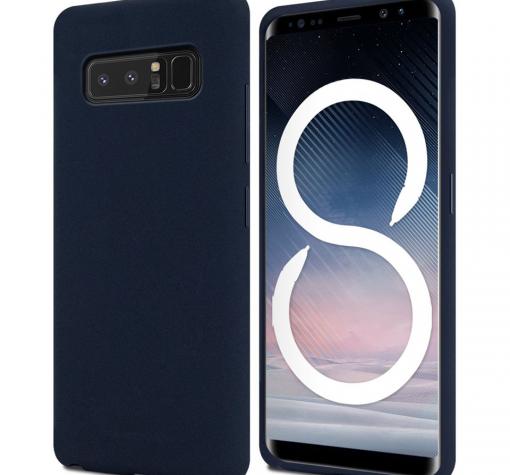 Луксозен силиконов калъф / гръб / TPU Mercury GOOSPERY Soft Jelly Case за Samsung Note 8 N950 - тъмно син