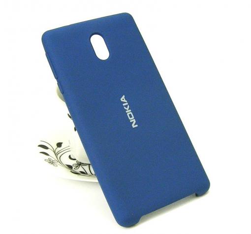 Силиконов калъф / гръб / TPU за Nokia 3 2017 - син