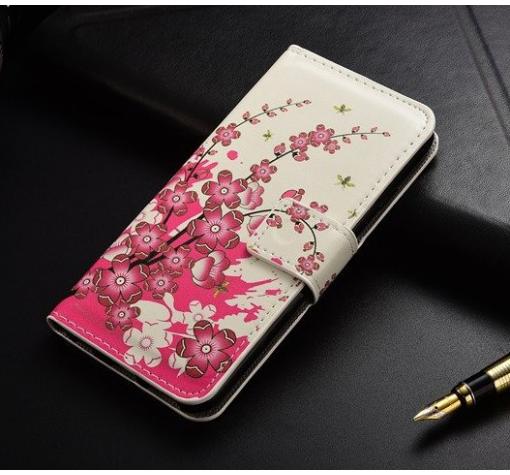 Кожен калъф Flip тефтер Flexi със стойка за Samsung J7 2017 J720 - Peach Blossom