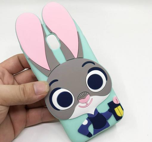 Силиконов калъф / гръб / TPU 3D за Samsung J7 2017 J730 - зелен / Zootropolis