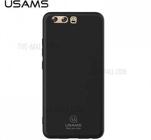 Луксозен силиконов калъф / гръб / TPU USAMS Merly Series за Huawei P10 - черен