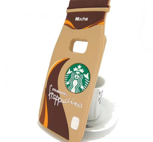 Силиконов калъф / гръб / TPU 3D за Samsung S6 G920 - Starbucks / Frappuccino