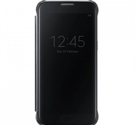 Оригинален калъф Clear View Cover EF-ZG930CBEGWW за Samsung S7 G930 - тъмно син