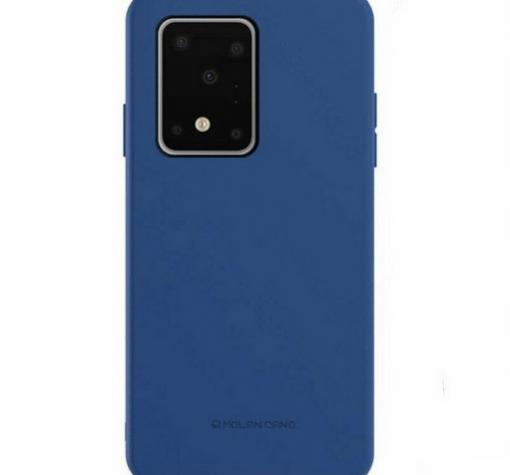Силиконов калъф / гръб / TPU MOLAN CANO Jelly Case за Samsung S10 Lite A91 - тъмно син / мат