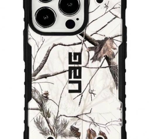 Луксозен удароустойчив гръб UAG / Urban Armor Gear Pathfinder Forest Series с безжично зареждане MagSafe за Apple iPhone 16 Pro Max (6.9) - бял
