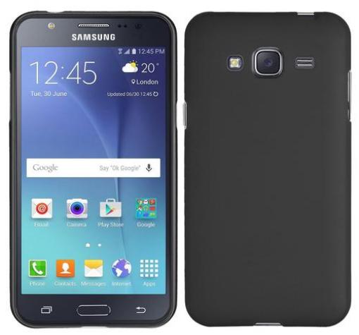 Силиконов калъф / гръб / TPU за Samsung J3 - черен / мат