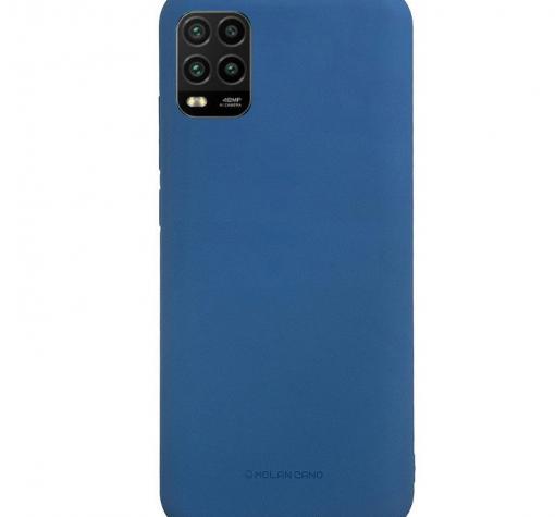 Силиконов калъф / гръб / TPU Molan Cano Jelly Case за Samsung A71 - тъмно син / мат