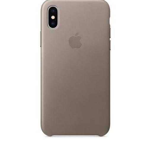 Оригинален кожен гръб MQT12ZM/A за Apple iPhone X - златист