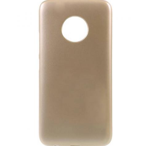 Силиконов калъф / гръб / TPU за Moto G5S - златист
