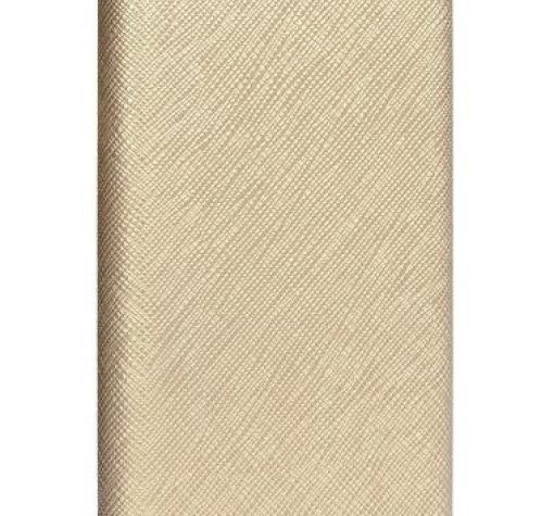 Кожен калъф Bravo Book със стойка за Samsung J3 2017 J330 - златист / Flexi