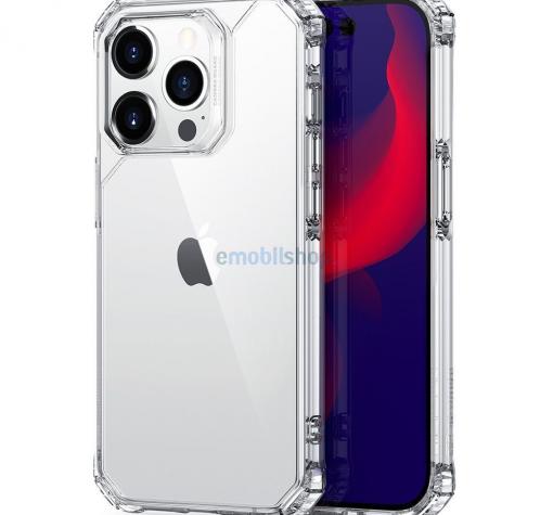 Удароустойчив силиконов калъф / кейс / TPU Anti Shock за iPhone 14 6.1 - прозрачен