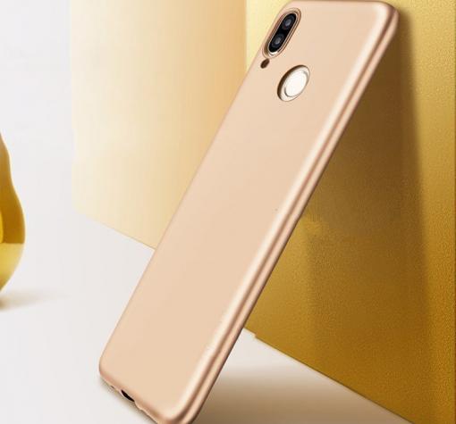 Оригинален силиконов калъф / гръб / TPU X-LEVEL Guardian Series за Huawei P40 lite E - златист / мат