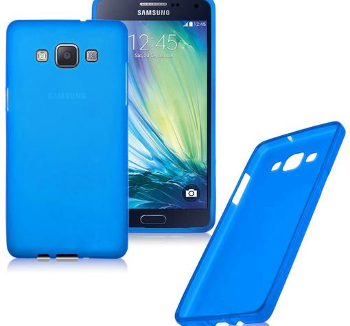 Силиконов калъф / гръб / TPU i-Zore за Samsung J7 - син / мат