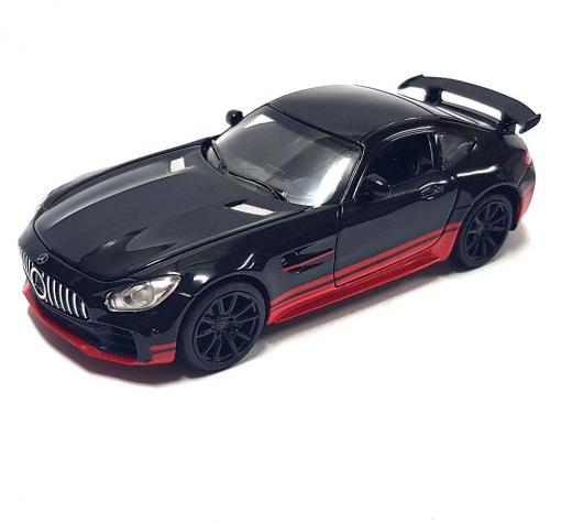 Колекционерска метална кола Mercedes Benz GTR sports - черен металик