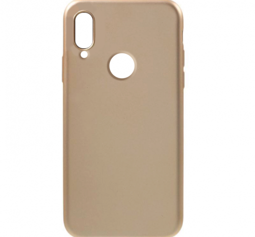 Силиконов калъф / гръб / TPU за Apple iPhone XR - златист / мат