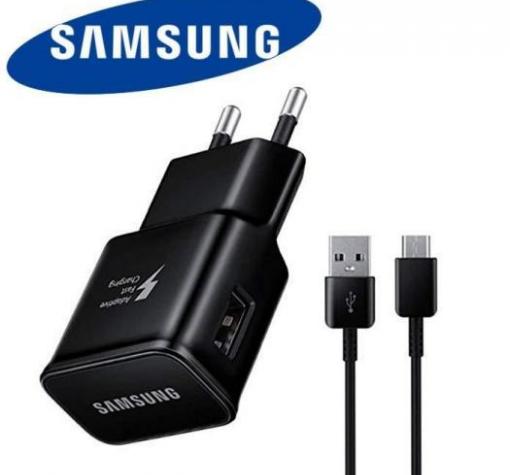 Оригинално зарядно за Samsung A02s / Type-C / Quick Charge 15W - чернo