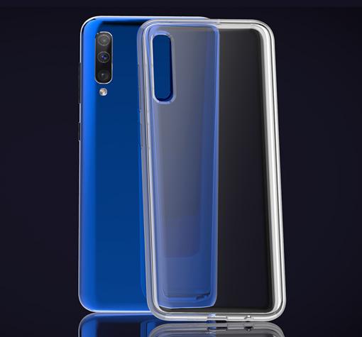 Луксозен силиконов калъф / гръб / TPU 2.0mm за Samsung A50/A30s/A50s - прозрачен