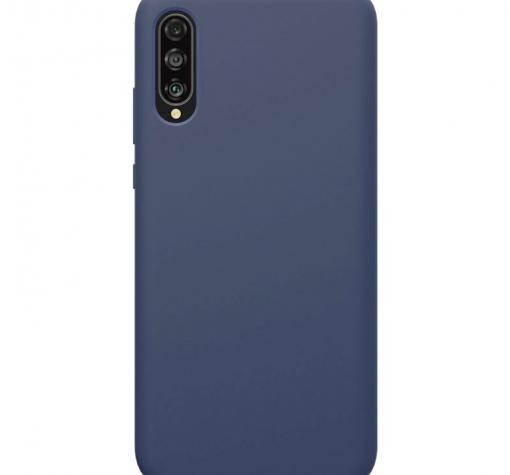 Луксозен силиконов калъф / гръб / Nano TPU за Samsung A70 - син