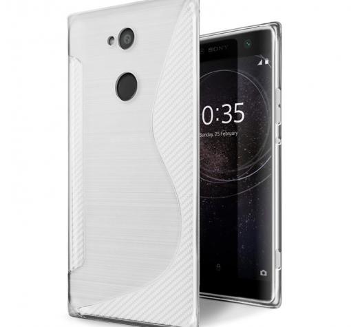 Силиконов калъф / гръб / TPU S-Line за Sony Xperia XA2 - прозрачен