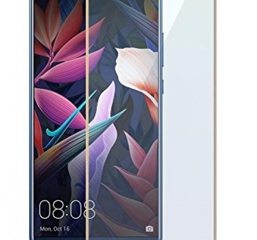 3D full cover Tempered glass screen protector Huawei P Smart / Извит стъклен скрийн протектор Huawei P Smart - златен