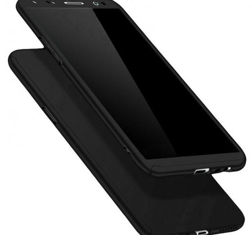 Твърд гръб Magic Skin 360° FULL за Samsung A8 2018 A530F - черен