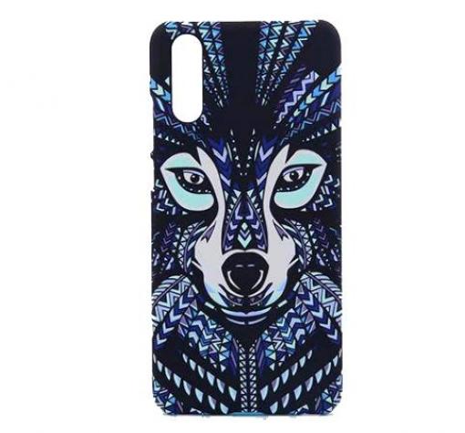 Силиконов калъф / гръб / TPU LUXO за Huawei P20 - син вълк