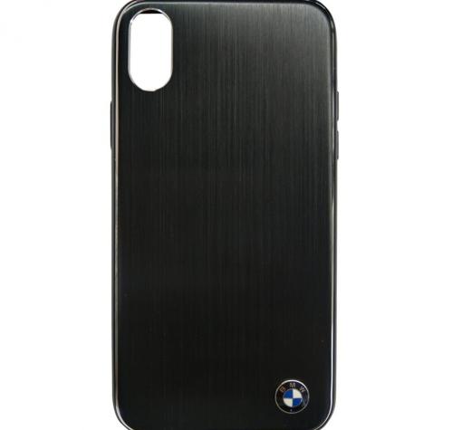 Оригинален алуминиев гръб BMW за Apple iPhone X / iPhone XS - черен