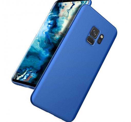 Силиконов калъф / гръб / TPU за Samsung A6 Plus - син