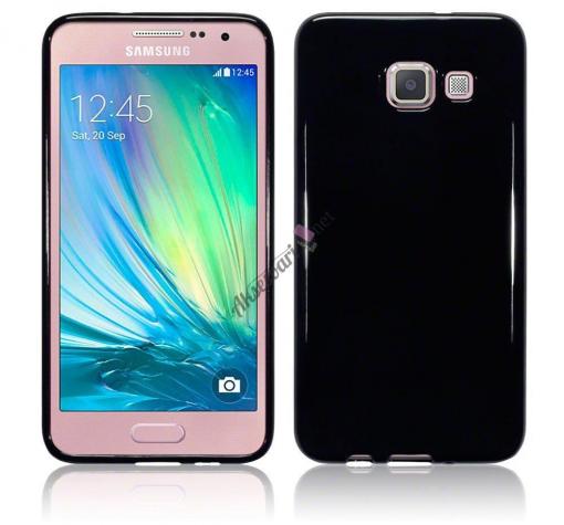Ултра тънък силиконов калъф / гръб / TPU Ultra Thin Candy Case за Samsung A3 2016 A310 - черен