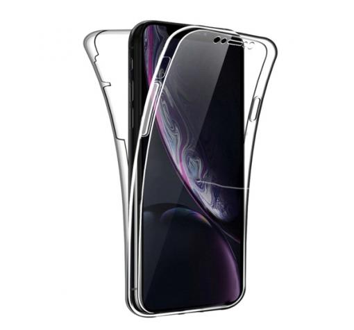 Силиконов калъф / гръб / TPU 360° за Xiaomi Mi 9 SE - прозрачен / 2 части / лице и гръб