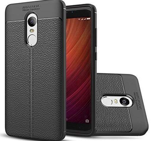 Луксозен силиконов калъф / гръб / TPU Auto Focus 360° + Nano Glass Protector за Xiaomi Redmi 5 - черен / имитиращ кожа / лице и гръб
