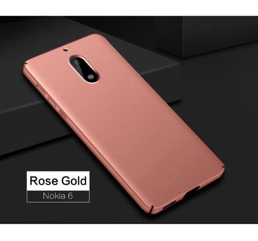 Луксозен твърд гръб за Nokia 6 2017 - Rose Gold