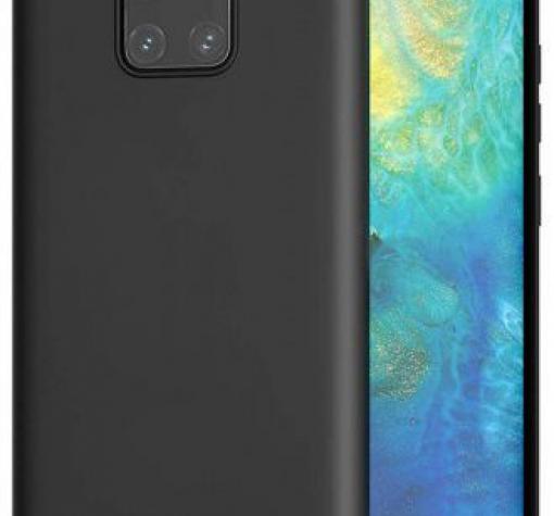 Силиконов калъф / гръб / TPU за Huawei Mate 20 Pro - черен / мат