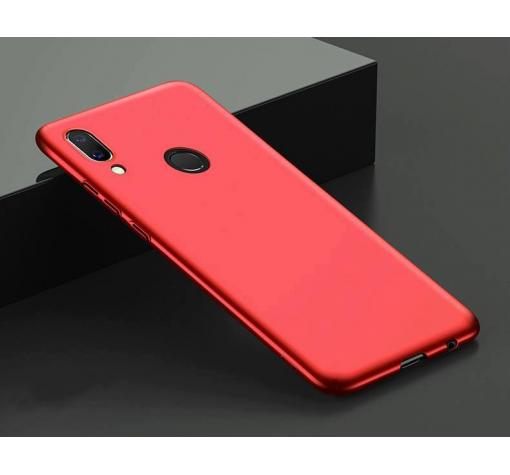 Луксозен силиконов калъф / гръб / TPU Xiaomi Redmi Note 5 / Note 5 Pro - червен / мат
