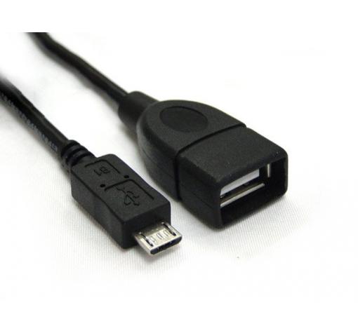 Micro USB OTG към USB кабел