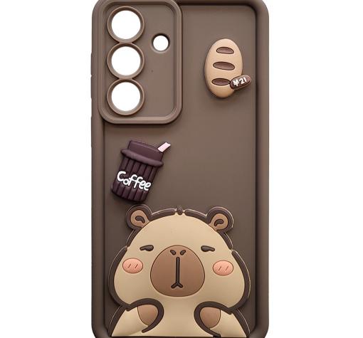Силиконов 3D case Samsung A37 5G capybara / Капибара